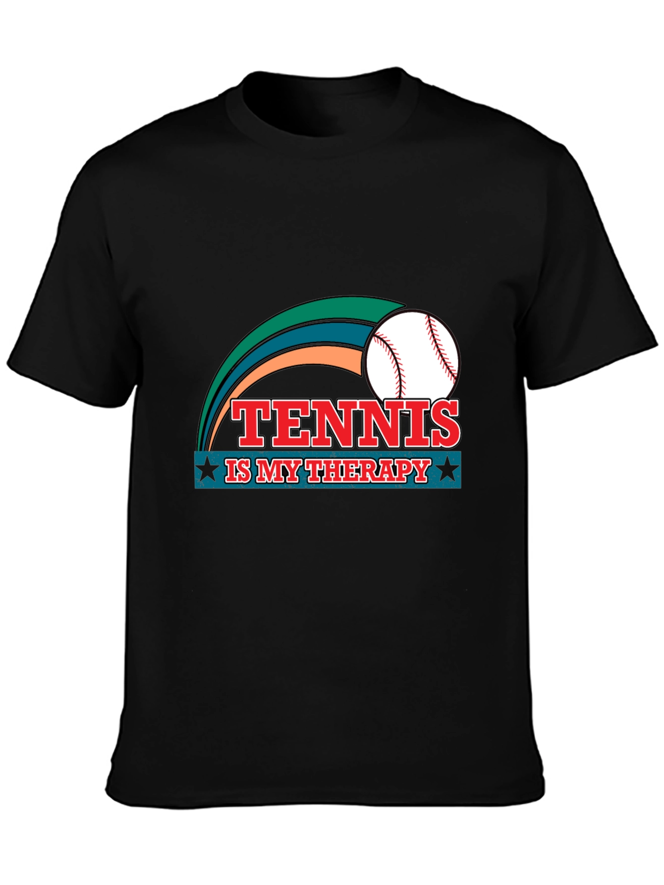 Tennis is My Therapy Graphic T-Shirt
