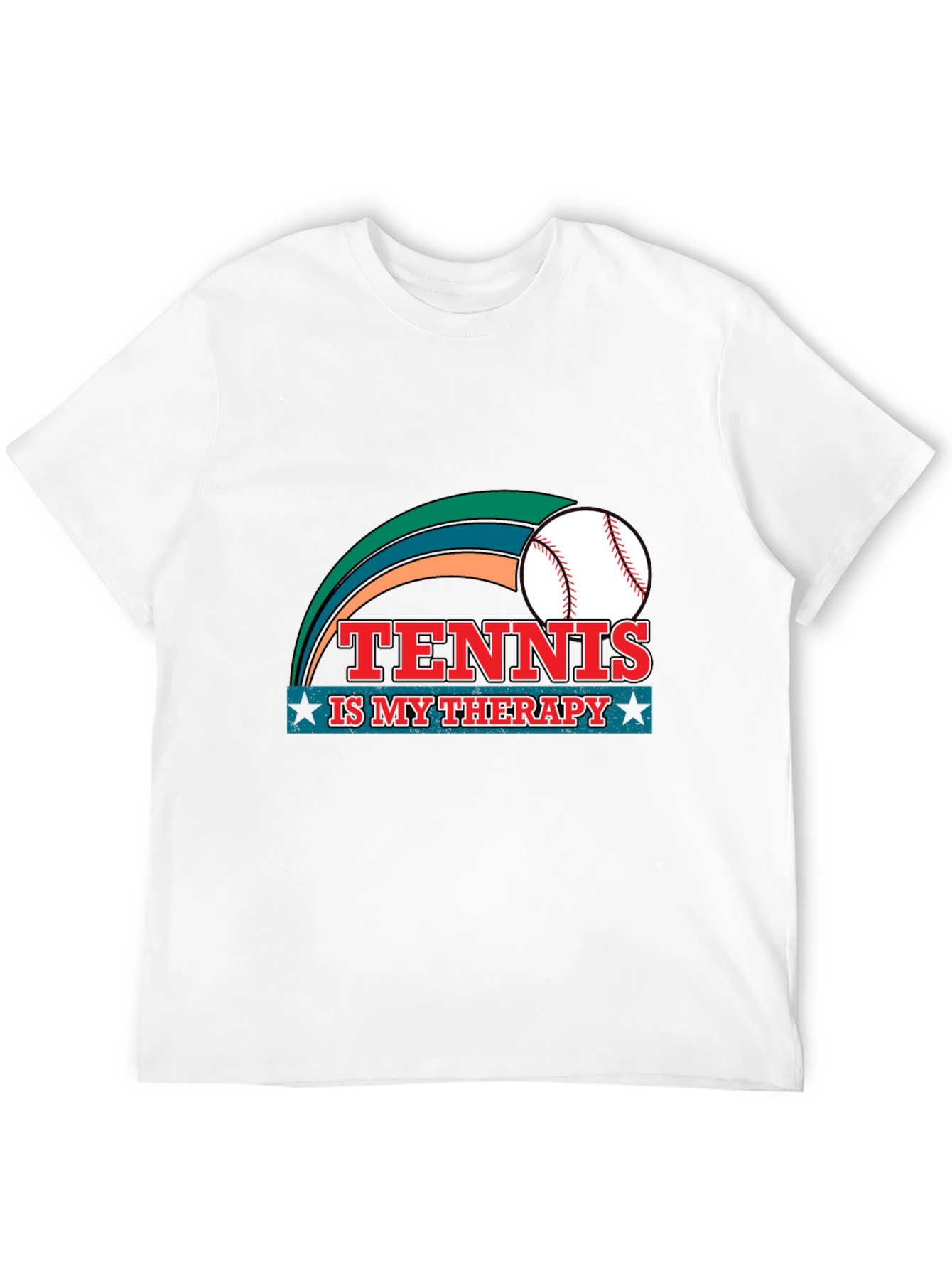 Tennis is My Therapy Graphic T-Shirt