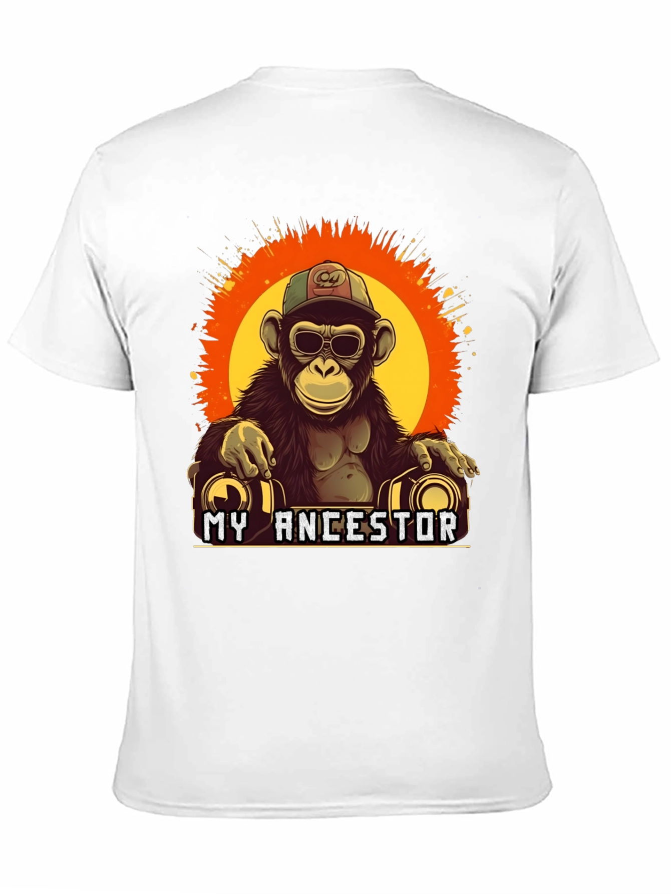 My Ancestor Monkey T-Shirt Cool Ape Graphic Tee