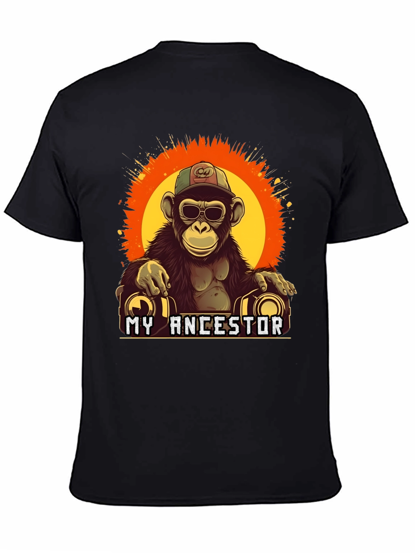 My Ancestor Monkey T-Shirt Cool Ape Graphic Tee