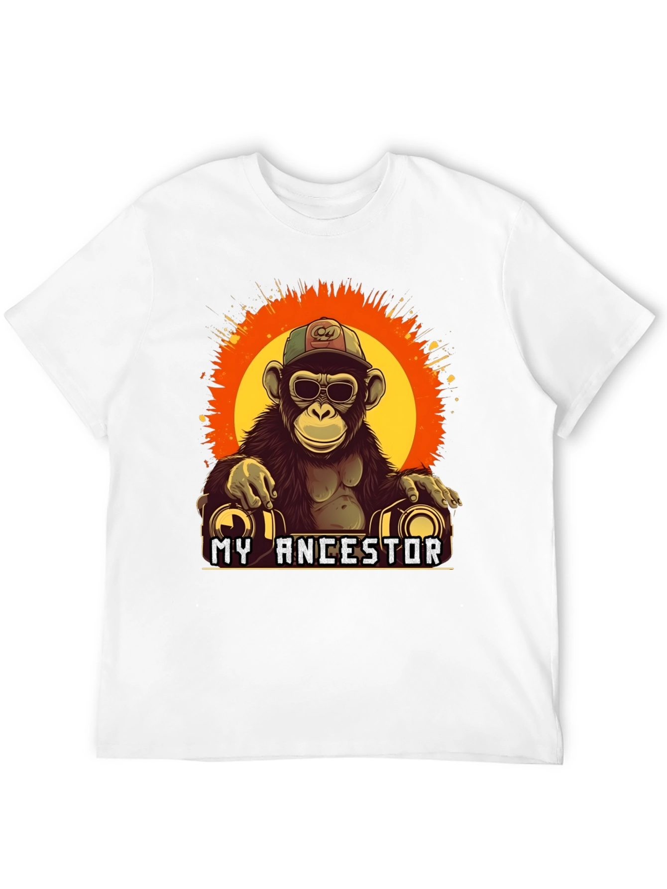 My Ancestor Monkey T-Shirt Cool Ape Graphic Tee