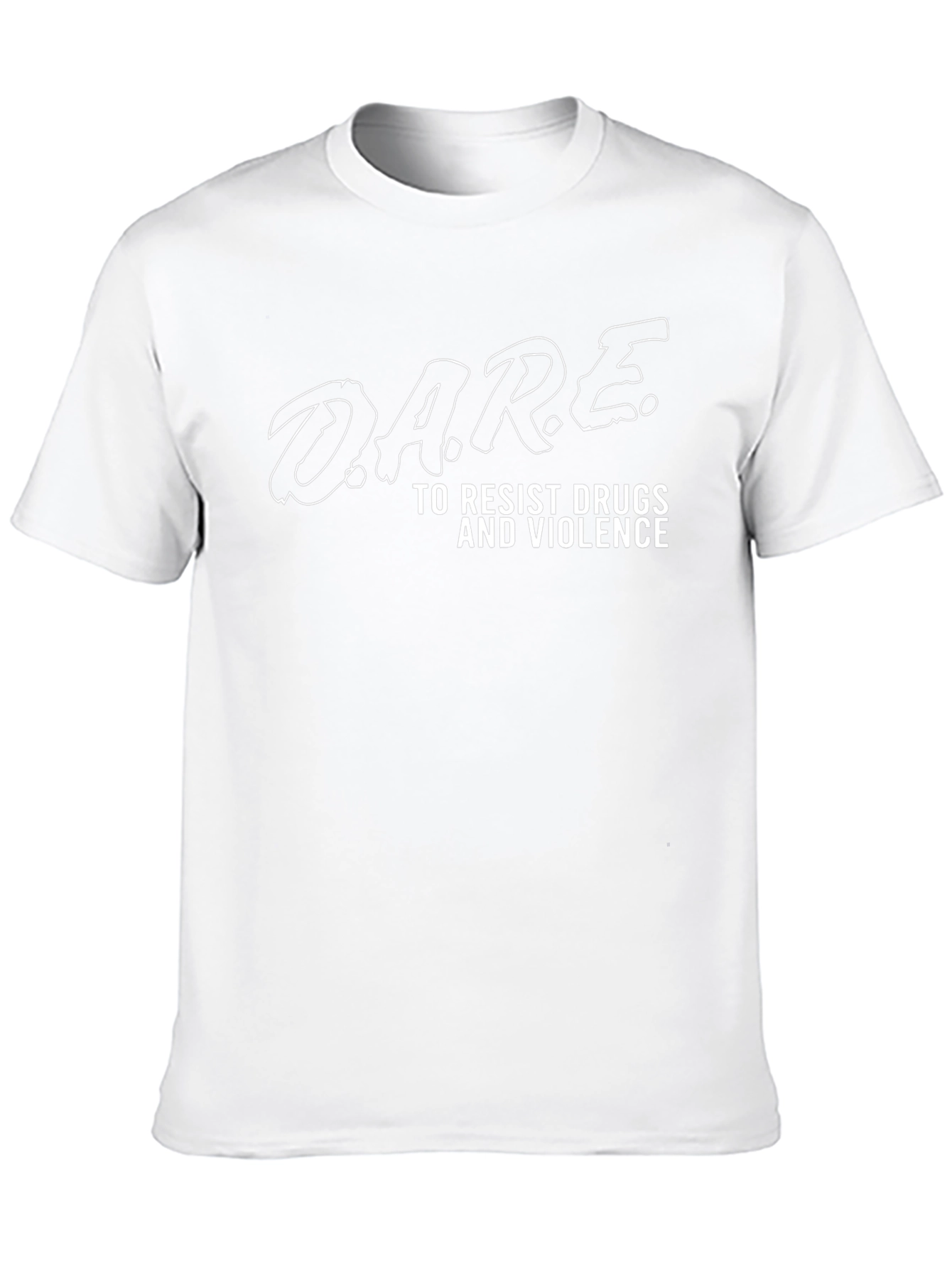 D.A.R.E. Black Tee - Resist Drugs & Violence