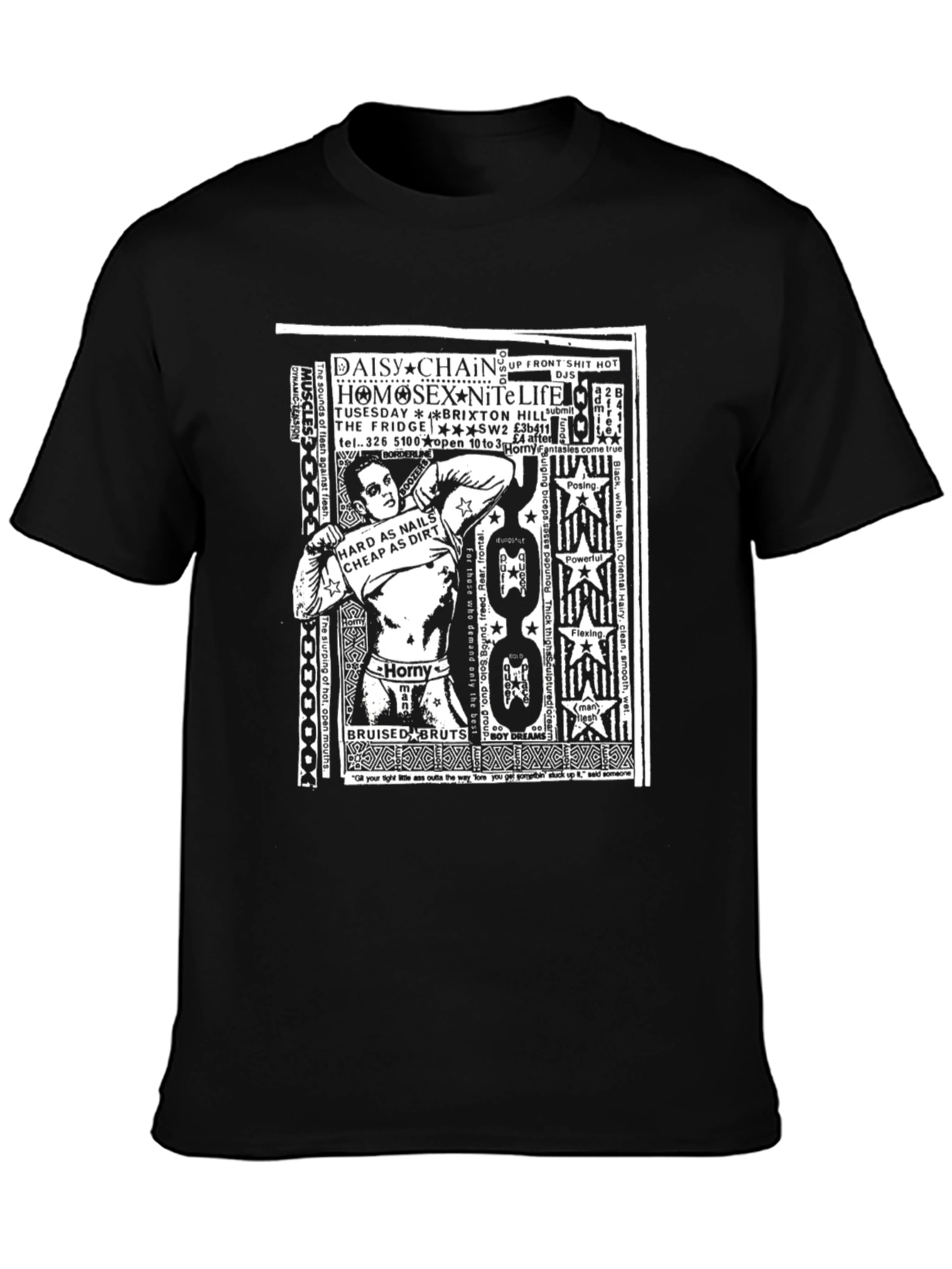 Black Graphic Print T-Shirt