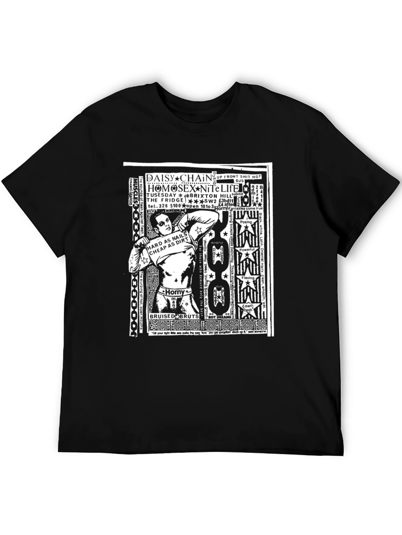 Black Graphic Print T-Shirt