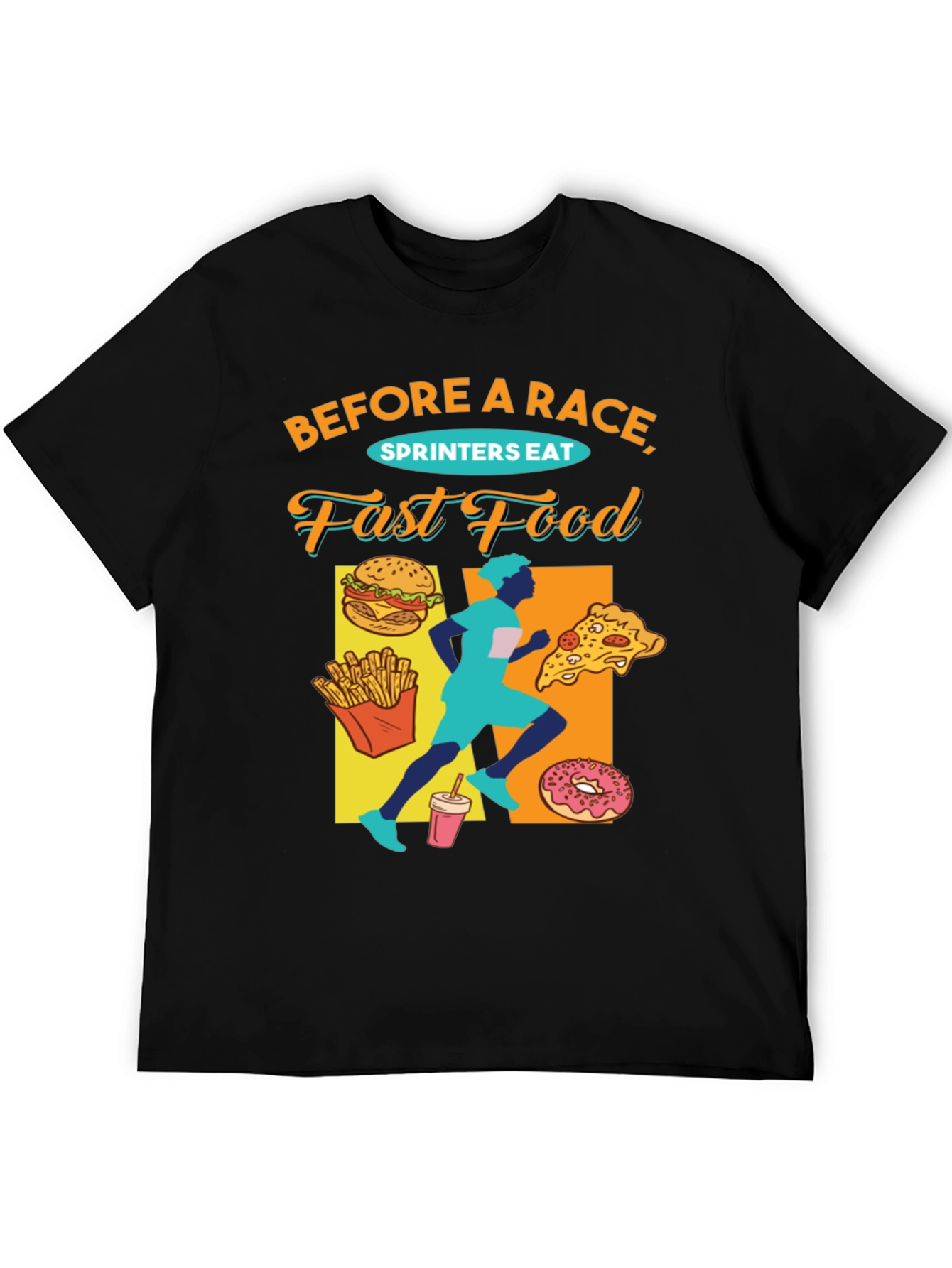 Funny Sprinter Fast Food T-Shirt