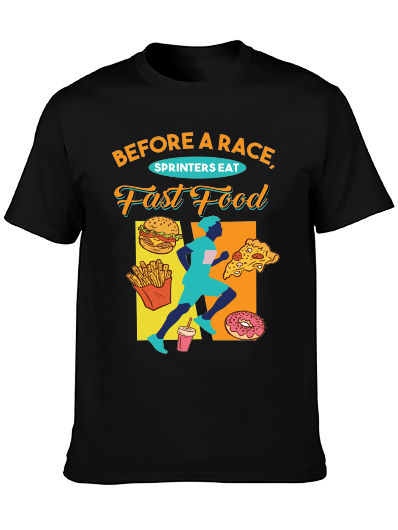 Funny Sprinter Fast Food T-Shirt