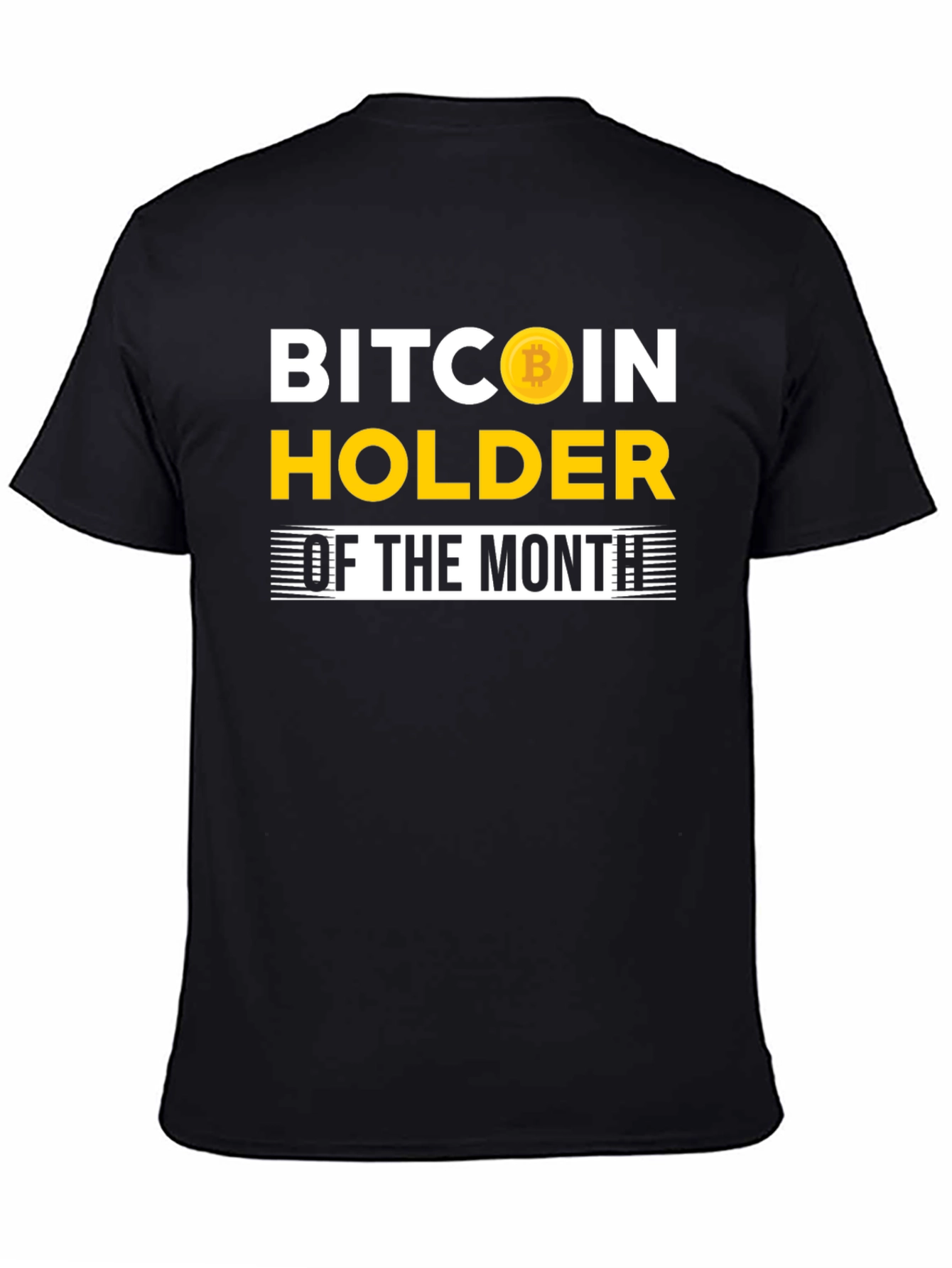 Bitcoin Holder of the Month Black T-Shirt
