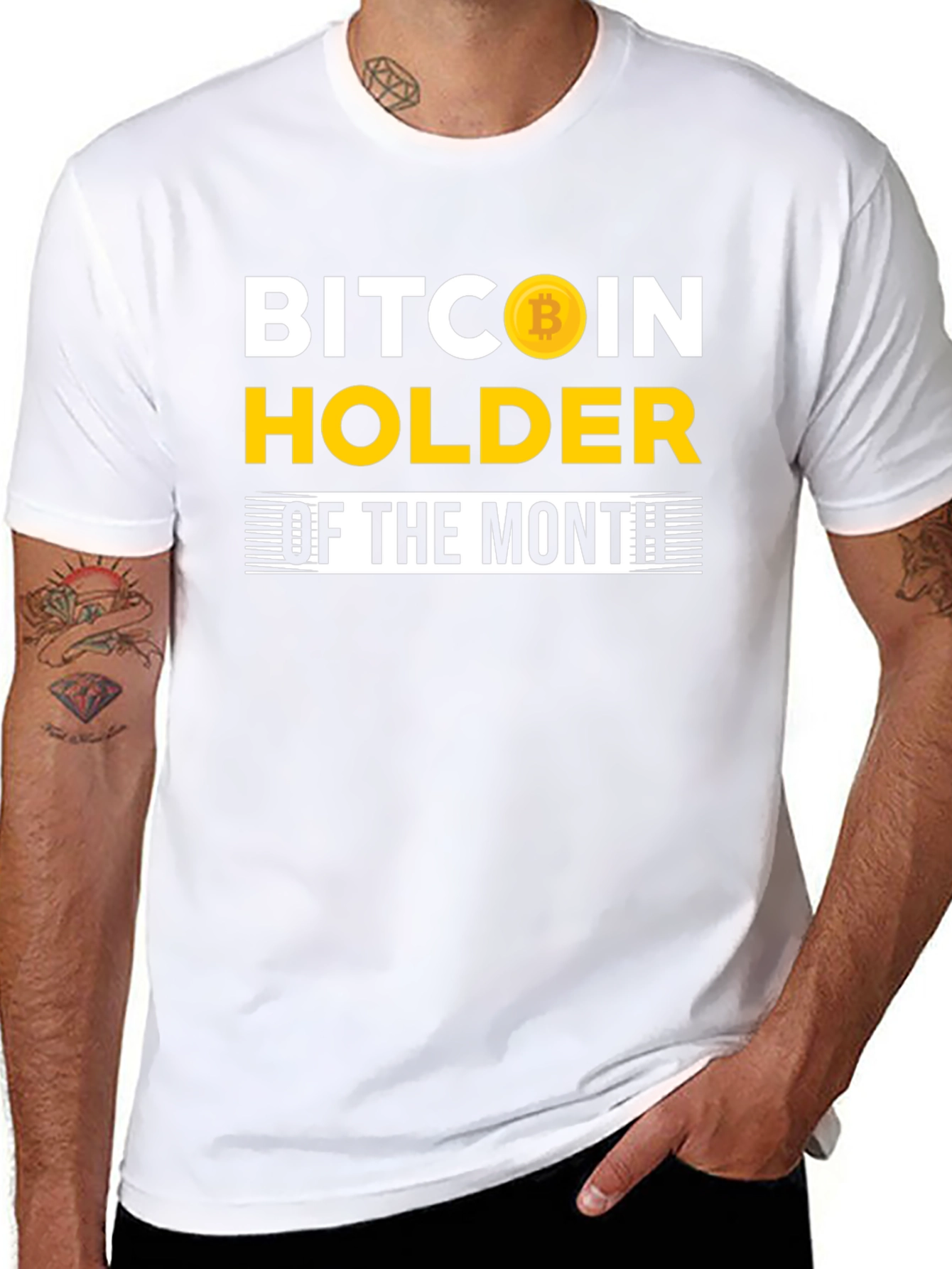 Bitcoin Holder of the Month Black T-Shirt
