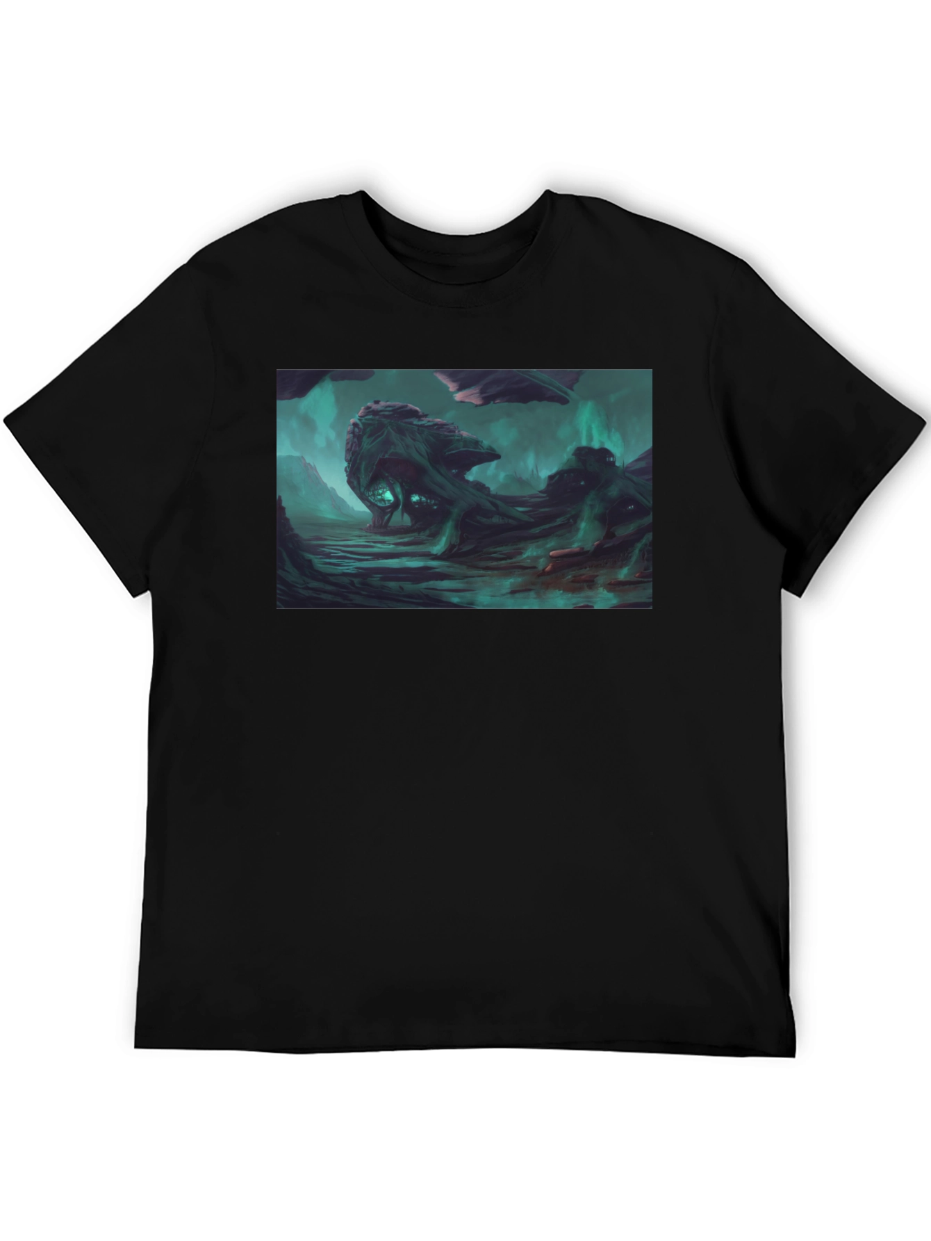 Dark Fantasy Creature Graphic T-Shirt