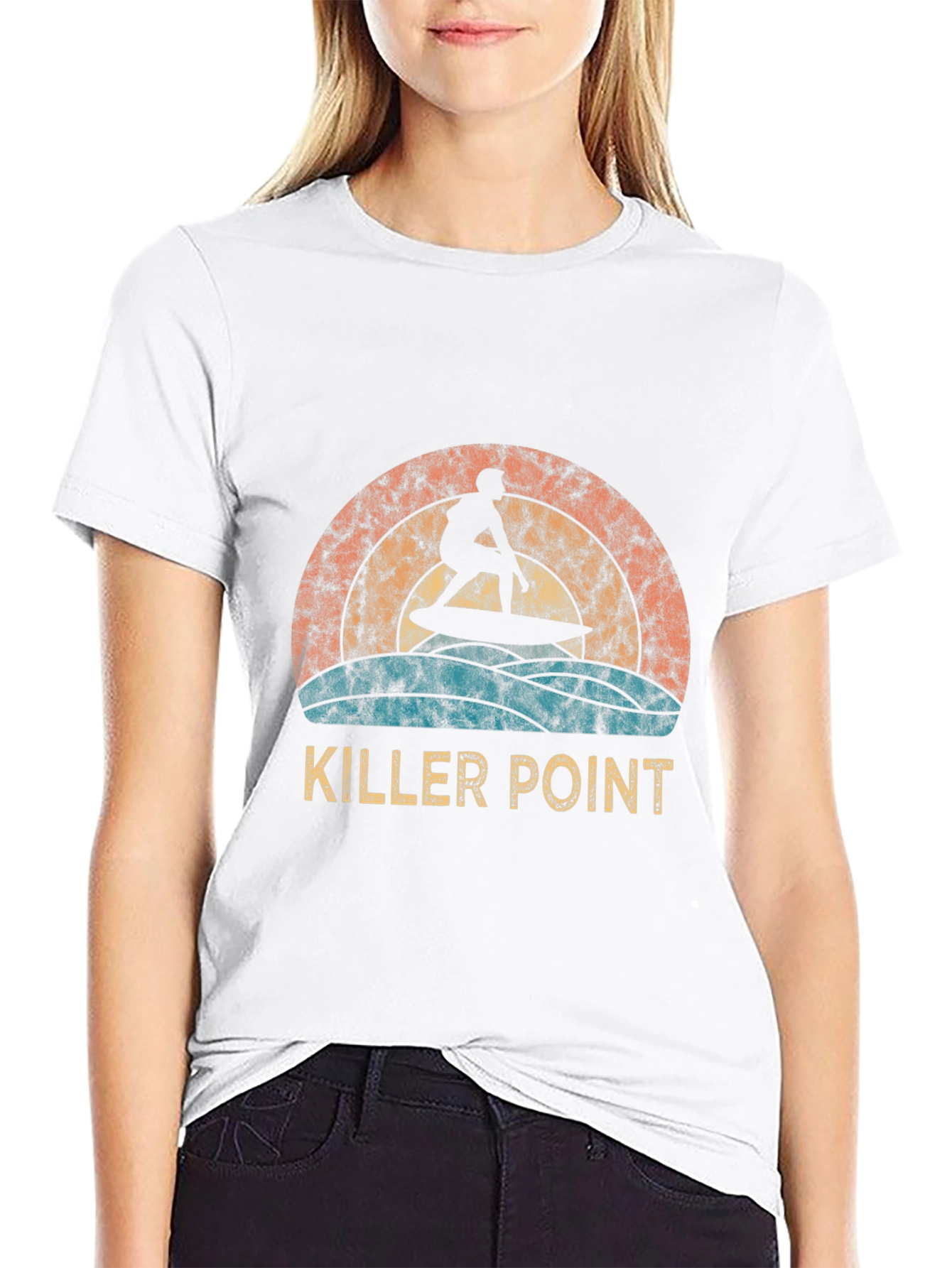 Killer Point Surfer Graphic T-Shirt