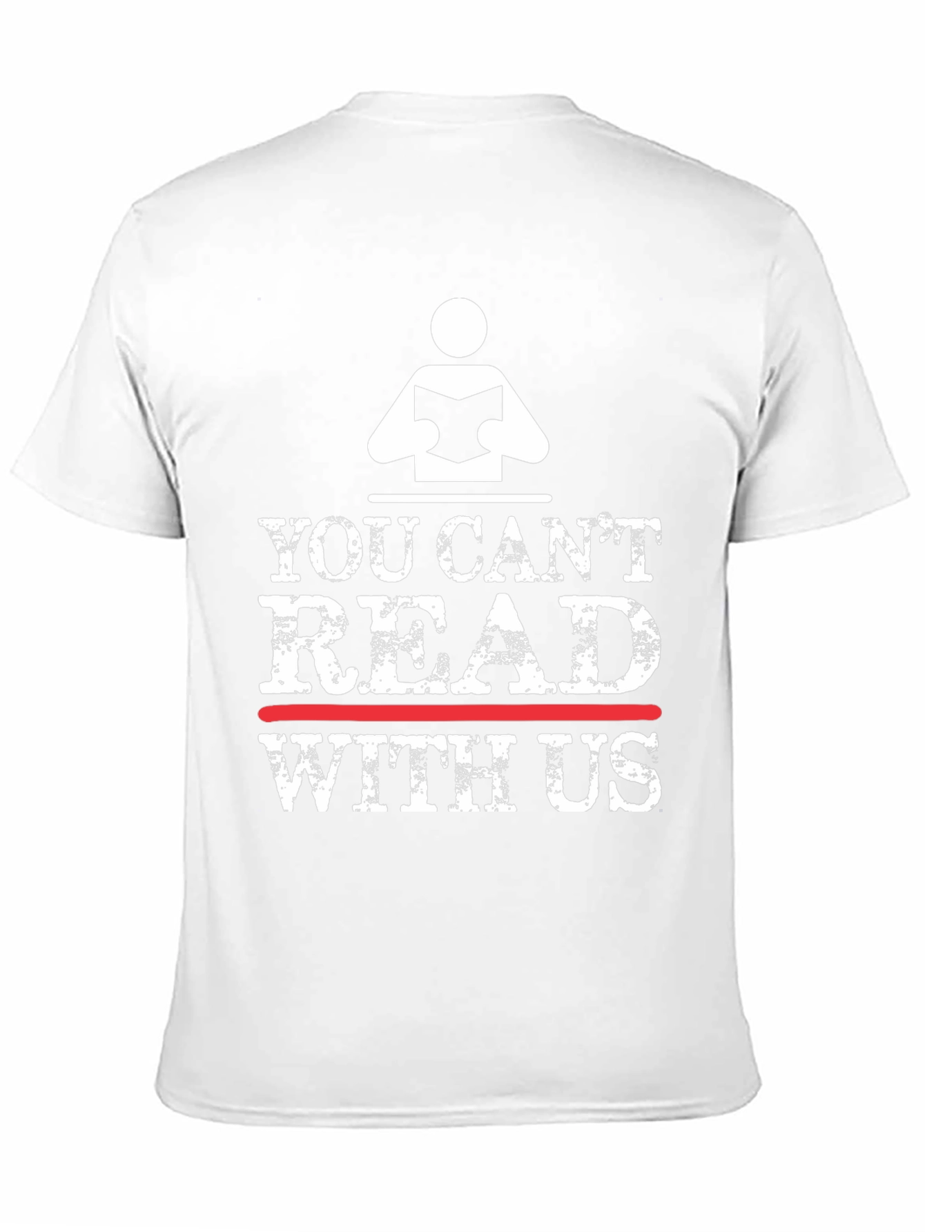 You Cant Read With Us Black T-Shirt