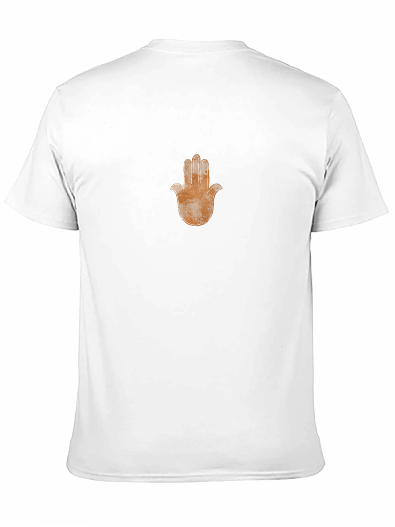 Hamsa Hand Graphic Tee - Soft Black Cotton T-Shirt