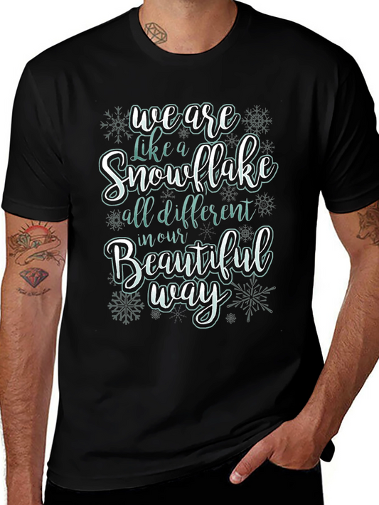 Snowflake Inspirational Graphic T-Shirt
