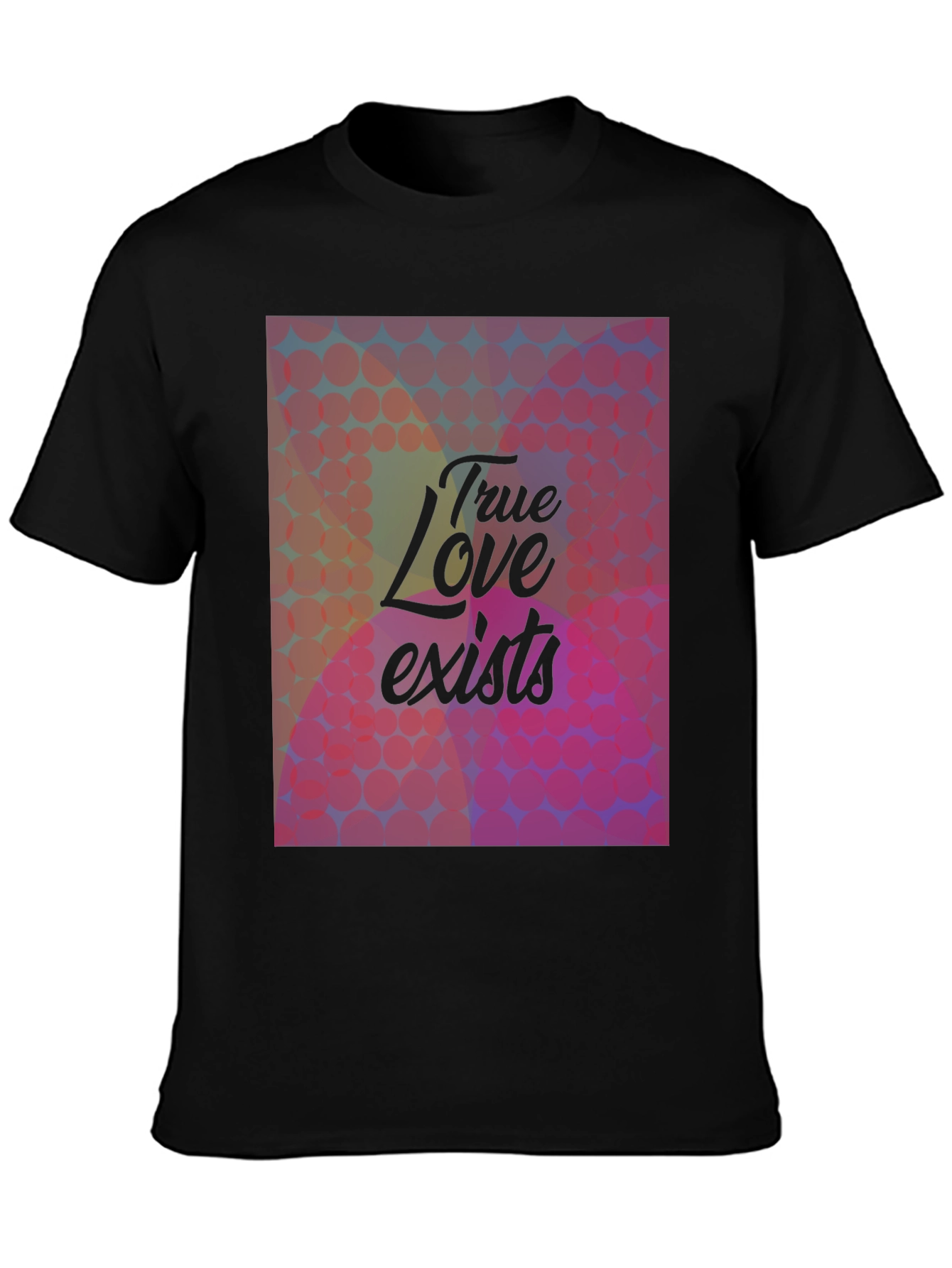 True Love Graphic Tee - Stylish Black T-Shirt