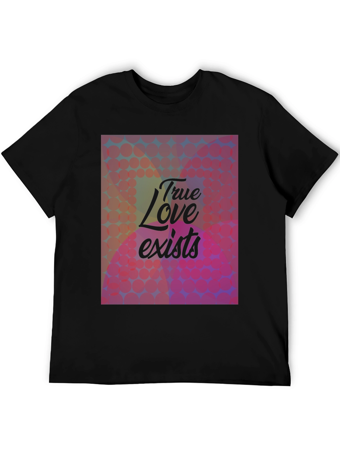True Love Graphic Tee - Stylish Black T-Shirt