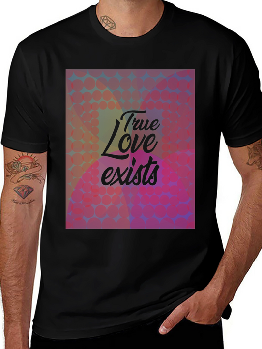True Love Graphic Tee - Stylish Black T-Shirt