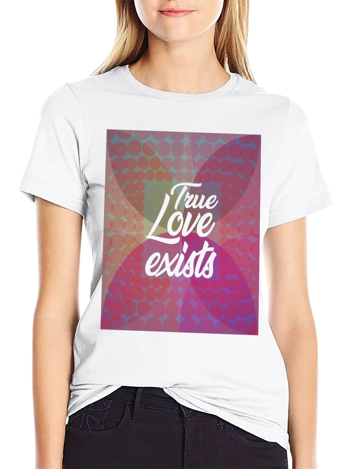 True Love Graphic Tee - Stylish Black T-Shirt