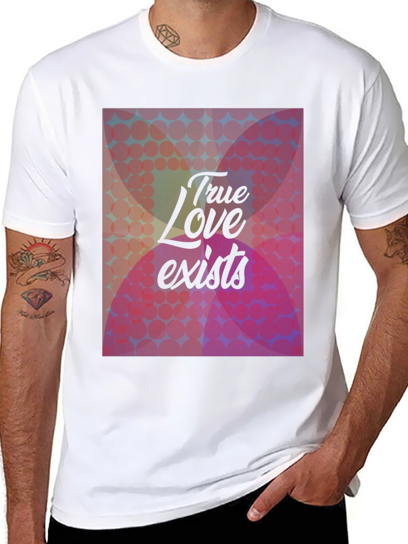 True Love Graphic Tee - Stylish Black T-Shirt