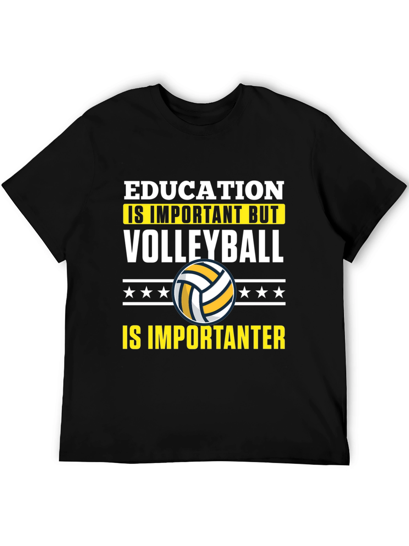 Volleyball Lover T-Shirt - Education is Important But...