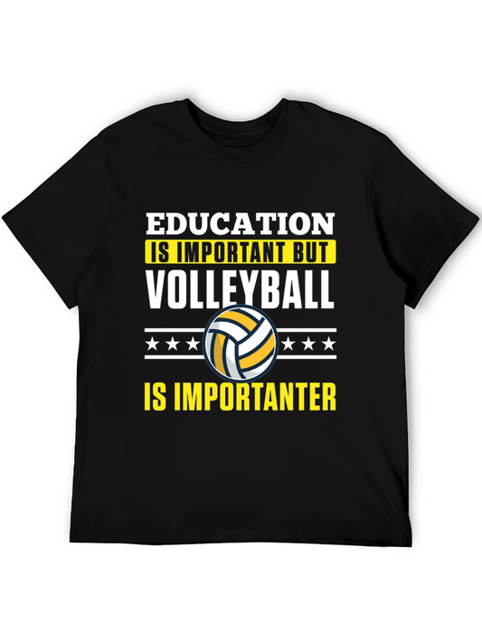 Volleyball Lover T-Shirt - Education is Important But...