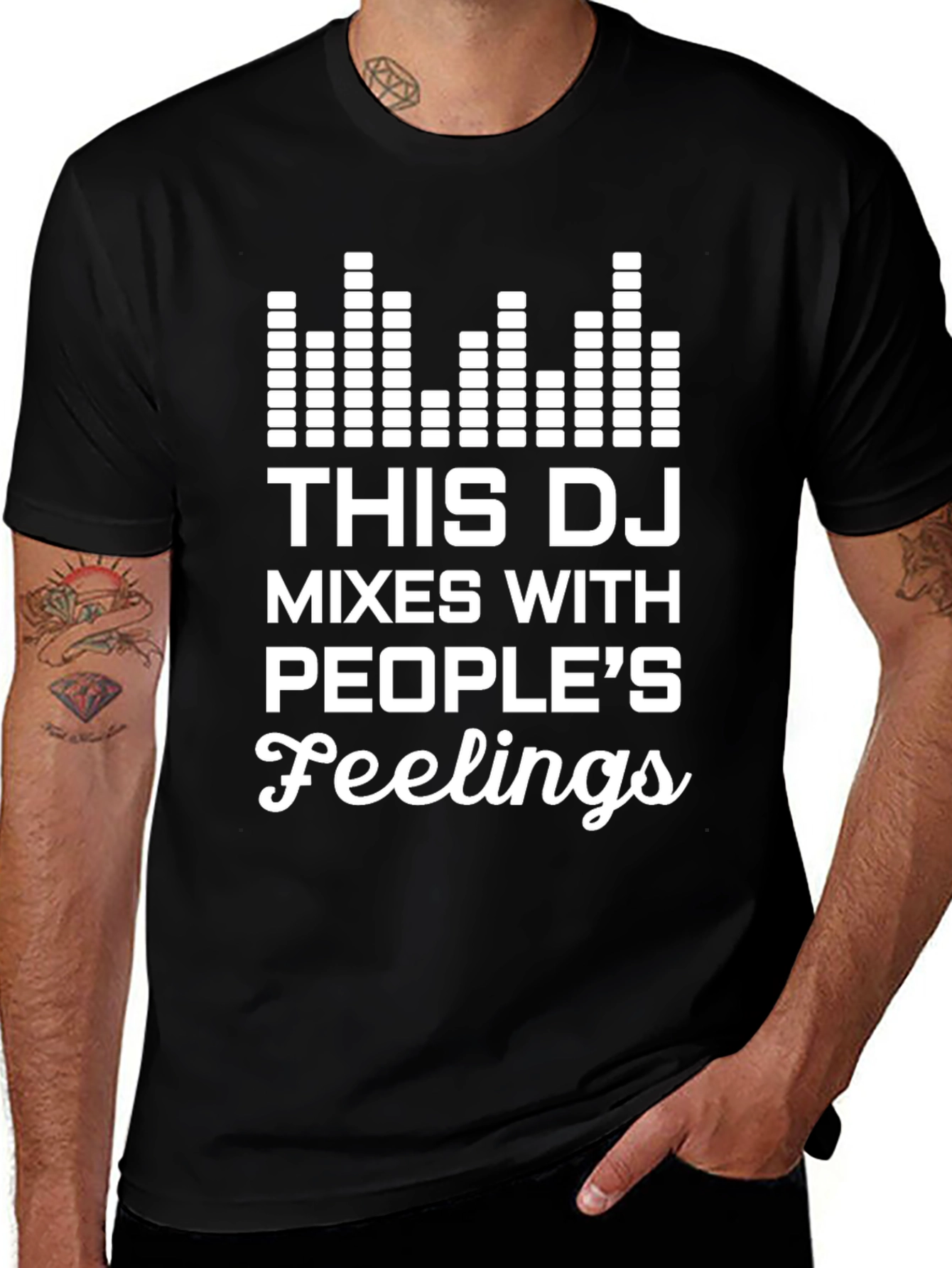 DJ Mixes With Peoples Feelings T-Shirt