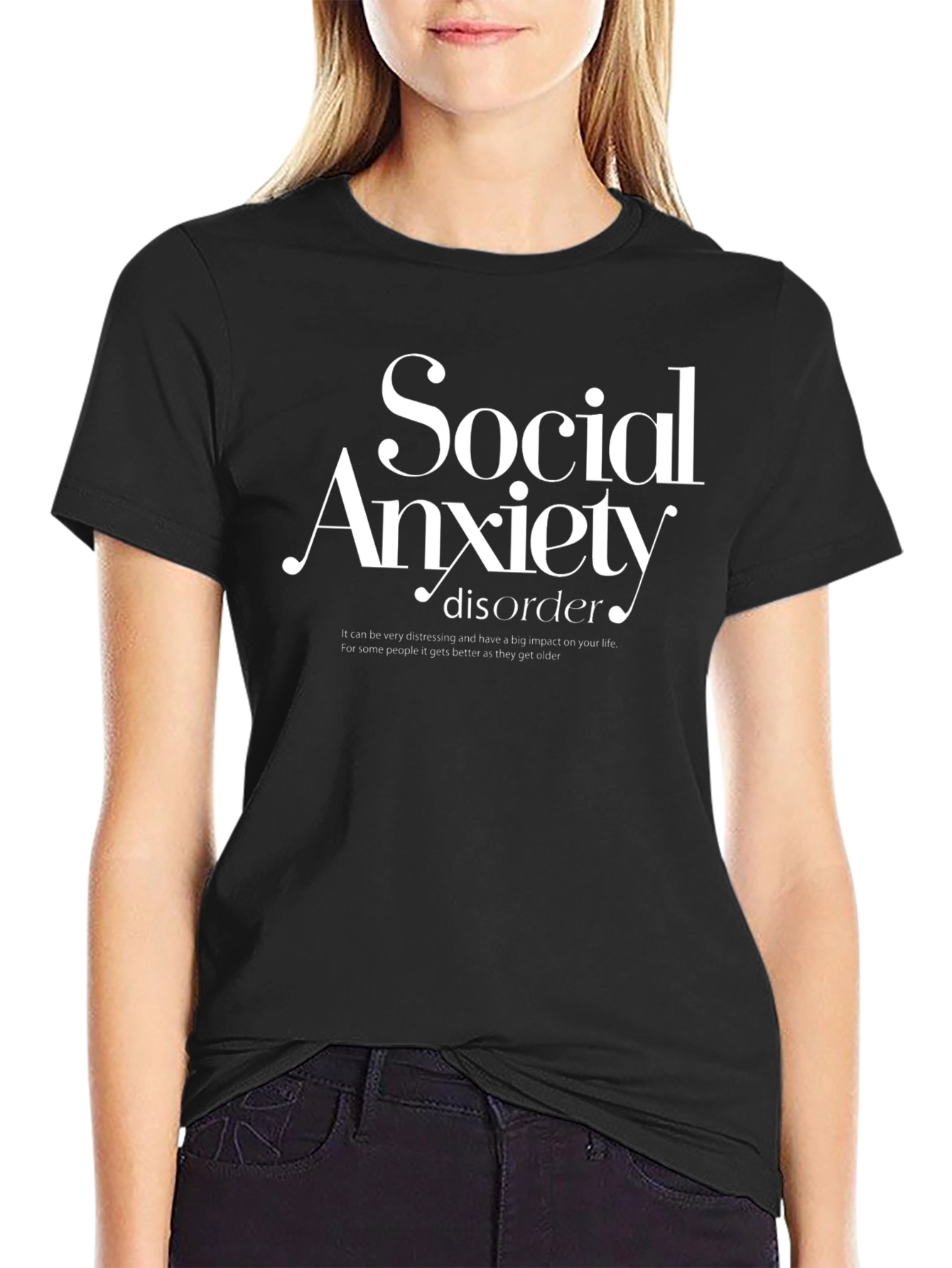 Social Anxiety Disorder Graphic T-Shirt