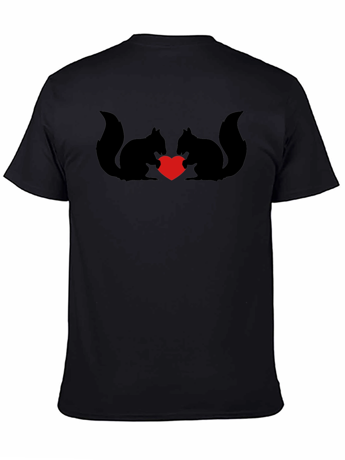 Squirrel Love T-Shirt - Cute Heart Design