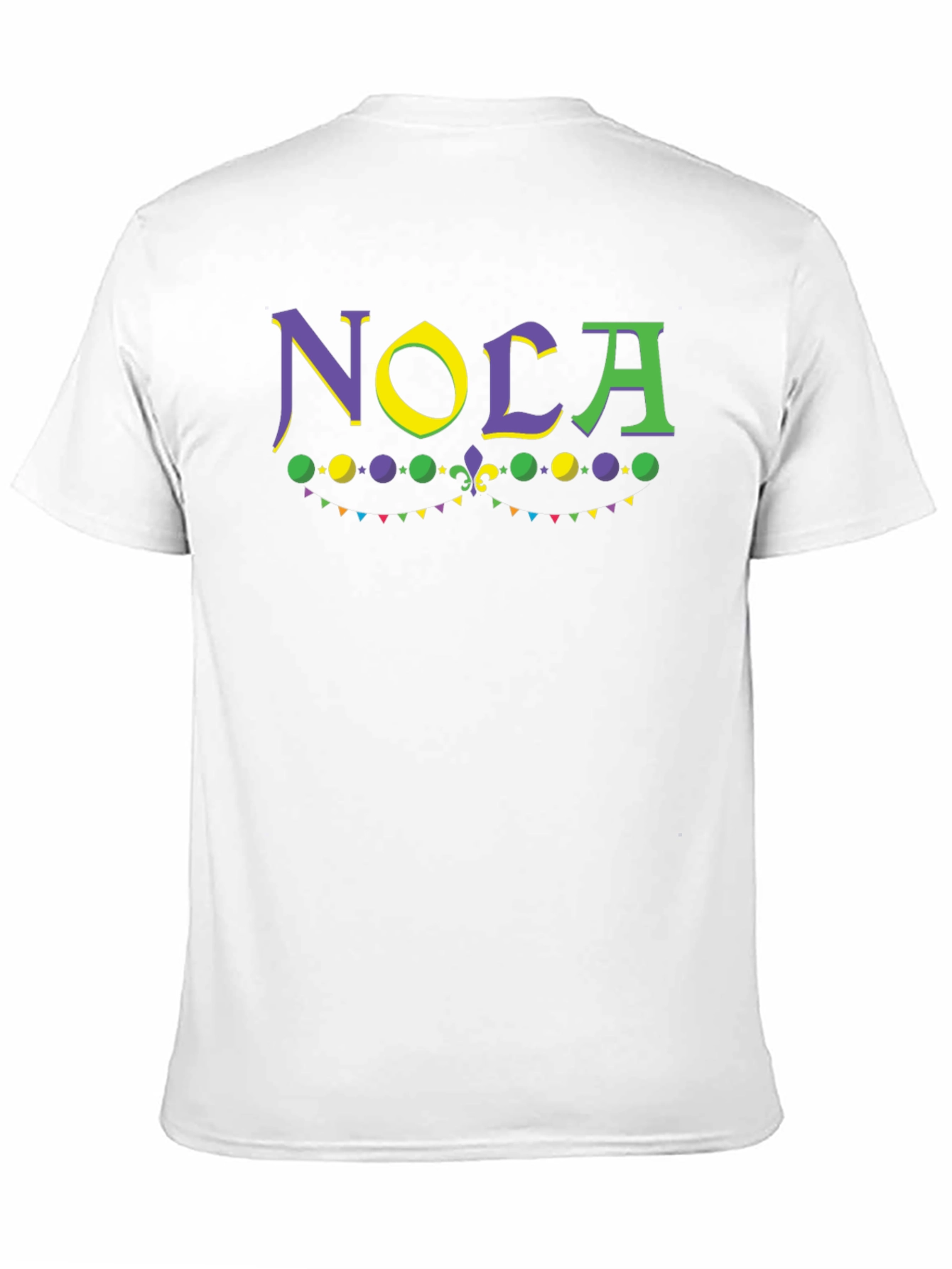 NOLA Graphic T-Shirt - Mardi Gras Inspired Design