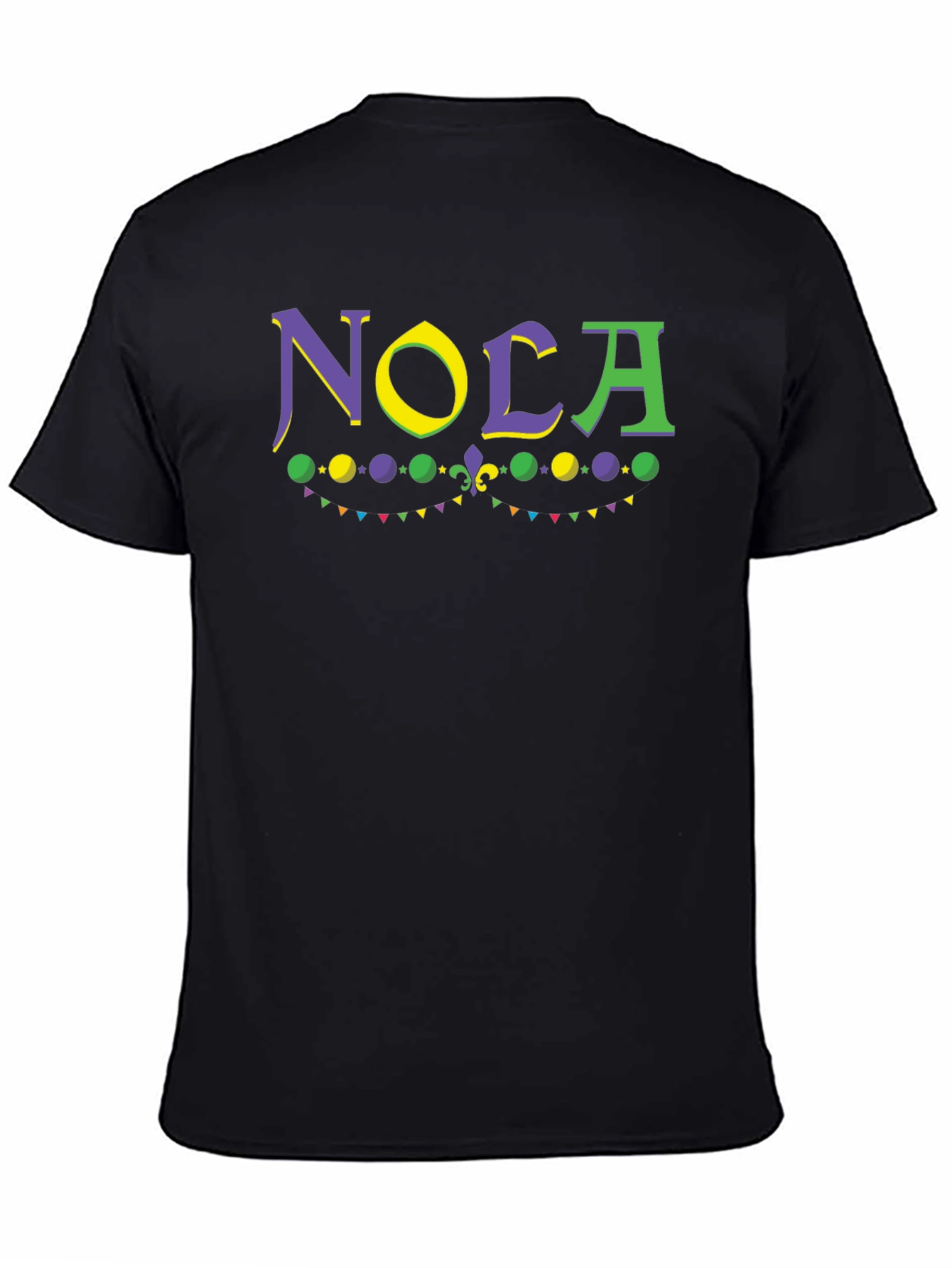 NOLA Graphic T-Shirt - Mardi Gras Inspired Design