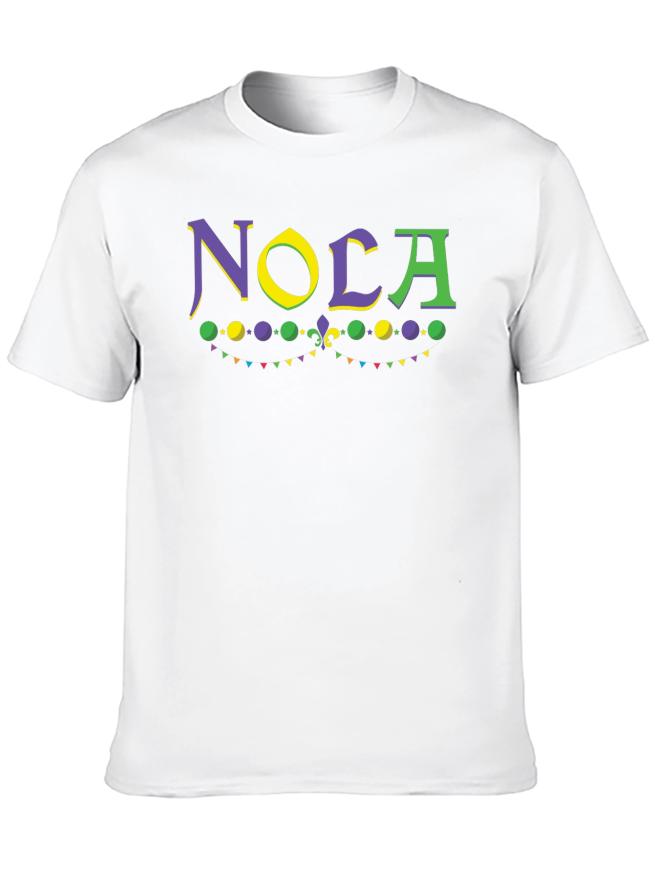 NOLA Graphic T-Shirt - Mardi Gras Inspired Design