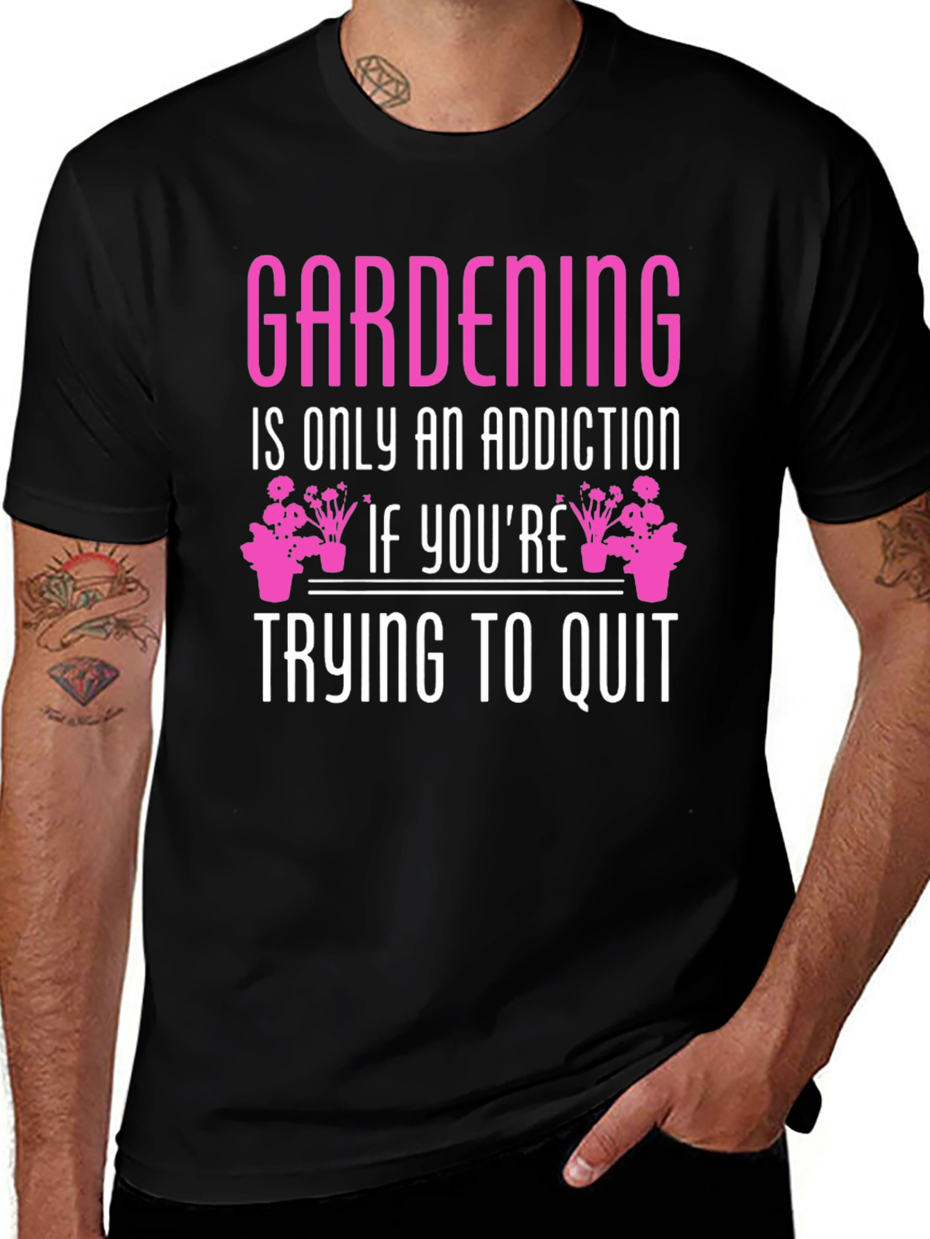 Gardening Addiction T-Shirt - Funny Gardener Tee