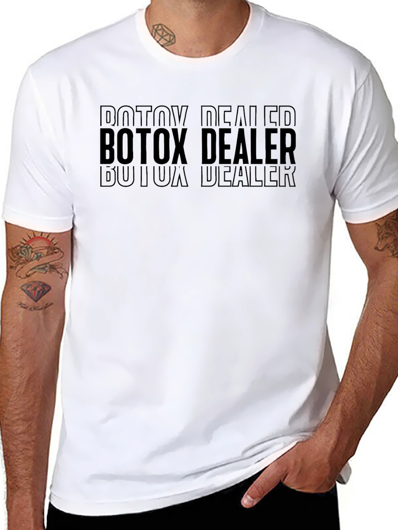 Botox Dealer Graphic Tee - Dark Humor T-Shirt
