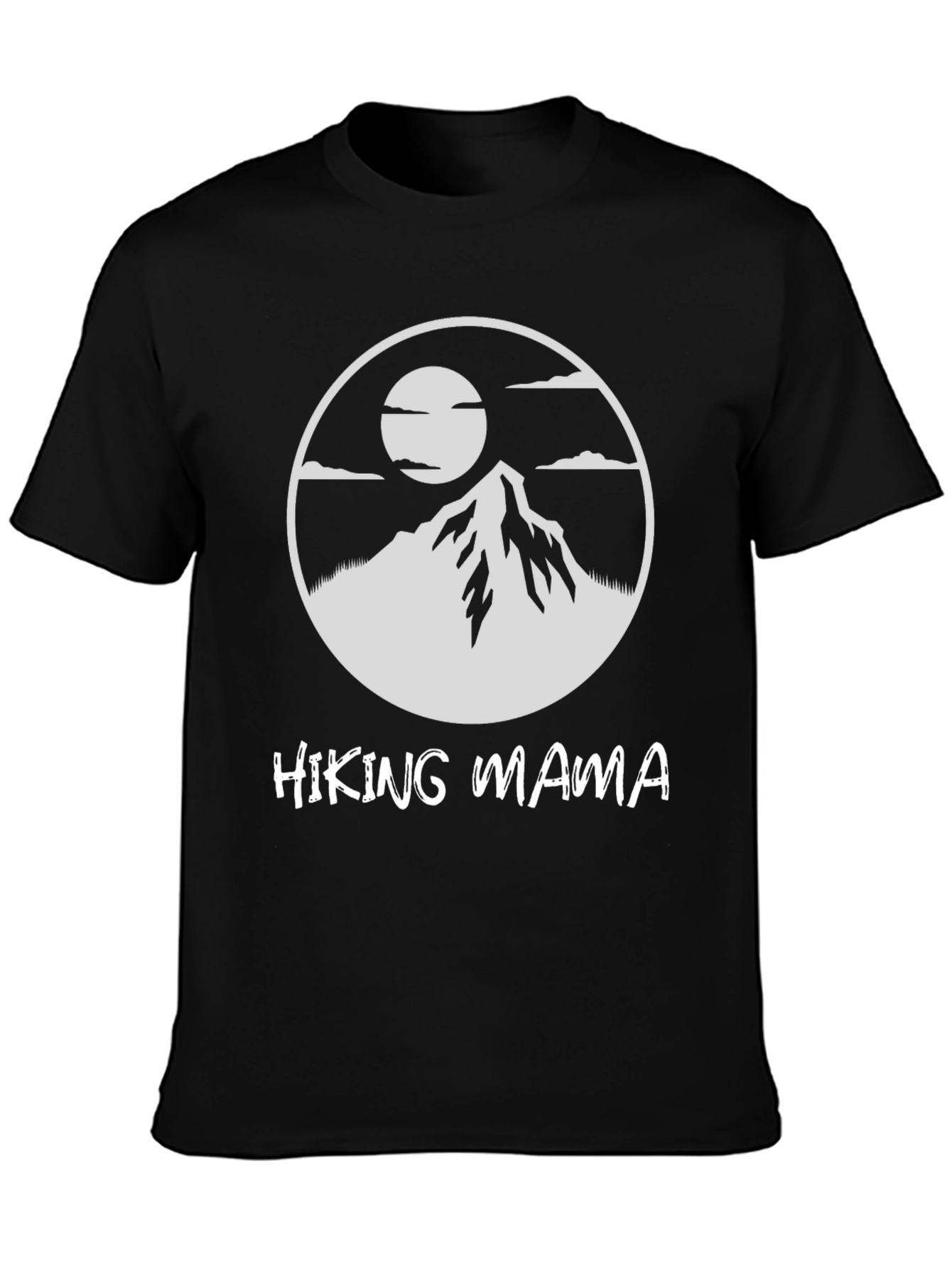 Hiking Mama Graphic Tee - Mountain Design