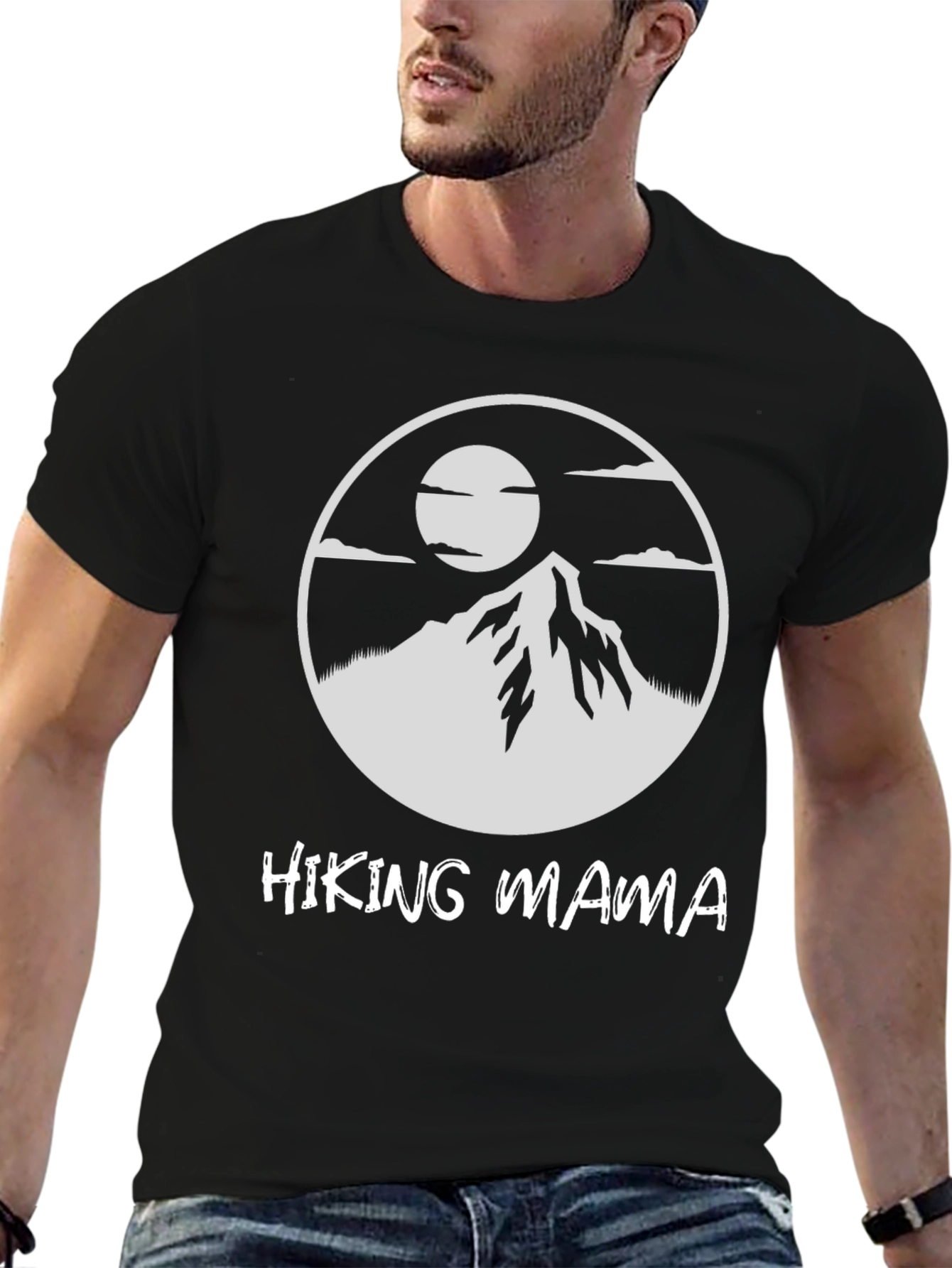 Hiking Mama Graphic Tee - Mountain Design
