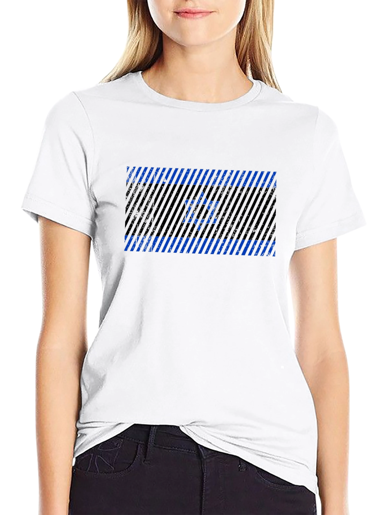 Israeli Flag Graphic Tee - Black Patriotic Shirt