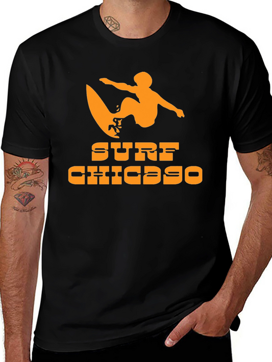 Surf Chicago Graphic Tee - Cool Beach Vibes