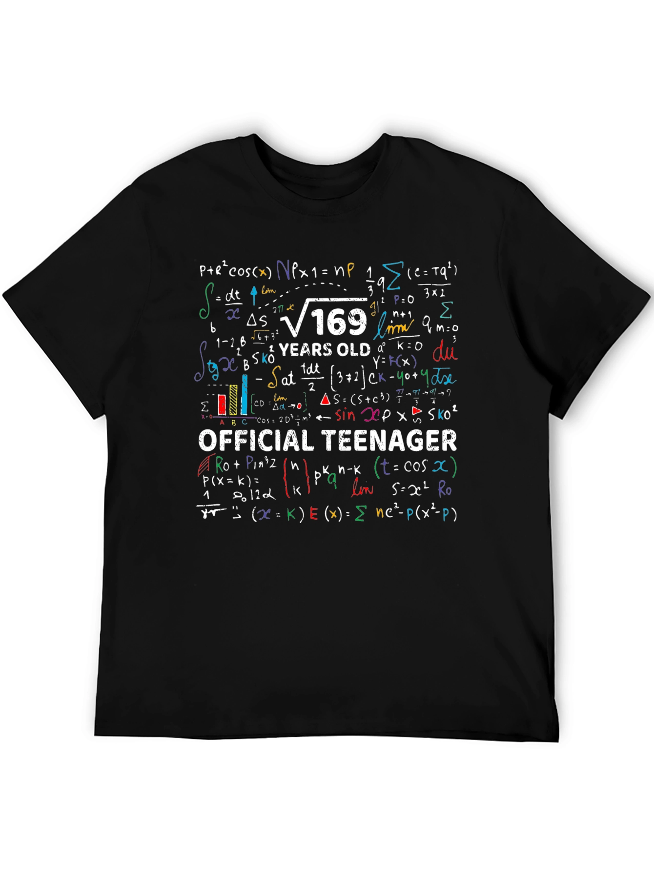 Official Teenager Math Formula Graphic T-Shirt