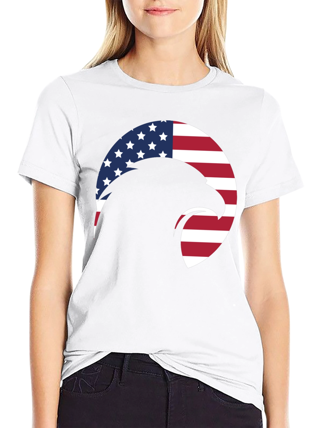 American Eagle Graphic T-Shirt - Patriotic Style