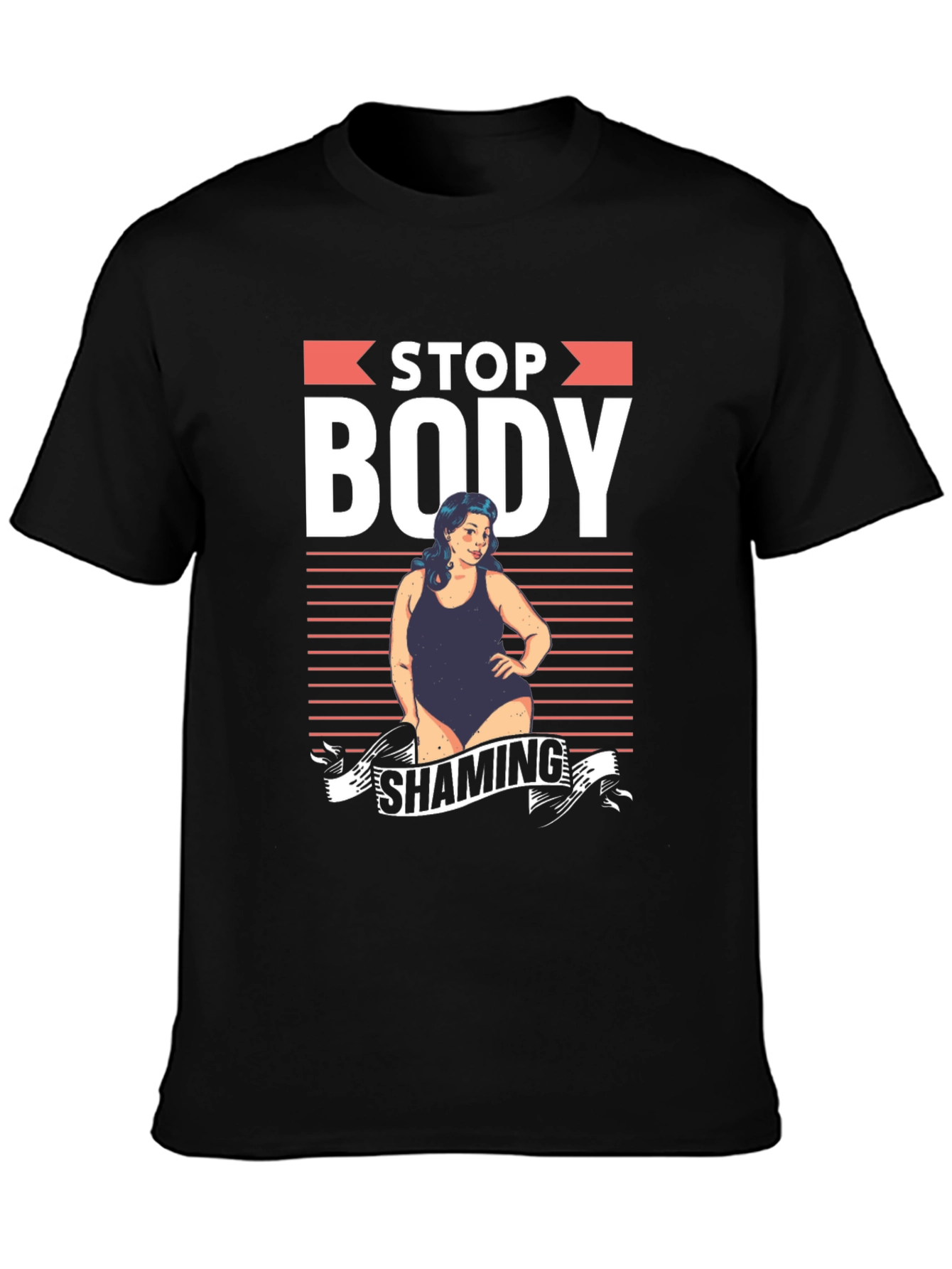 Stop Body Shaming Graphic T-Shirt