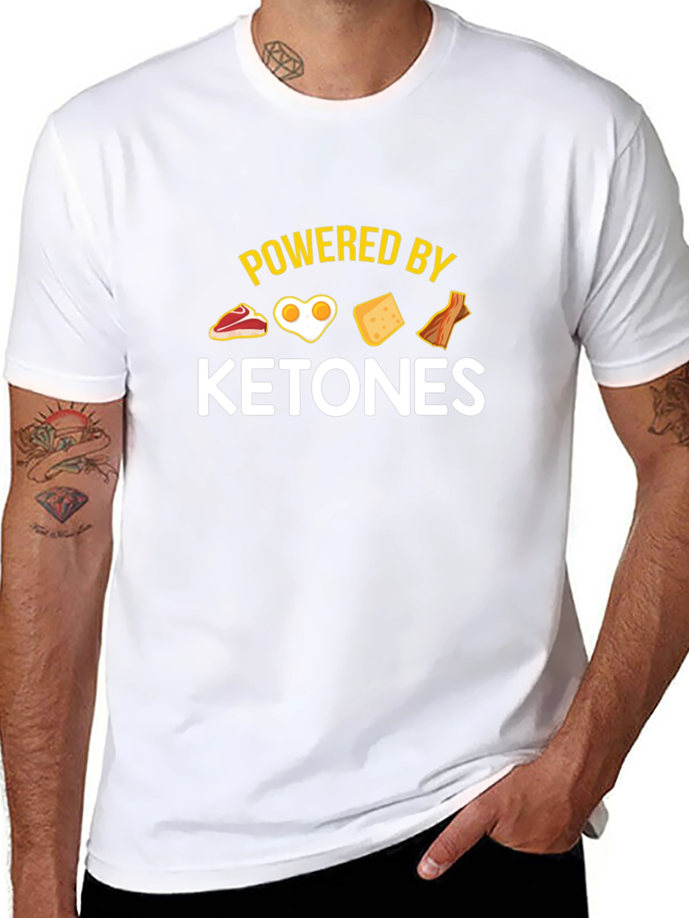 Keto Diet T-Shirt - Powered By Ketones