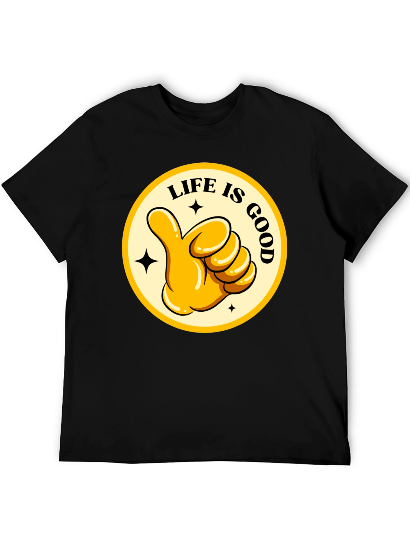 Life is Good Graphic T-Shirt - Thumbs Up!