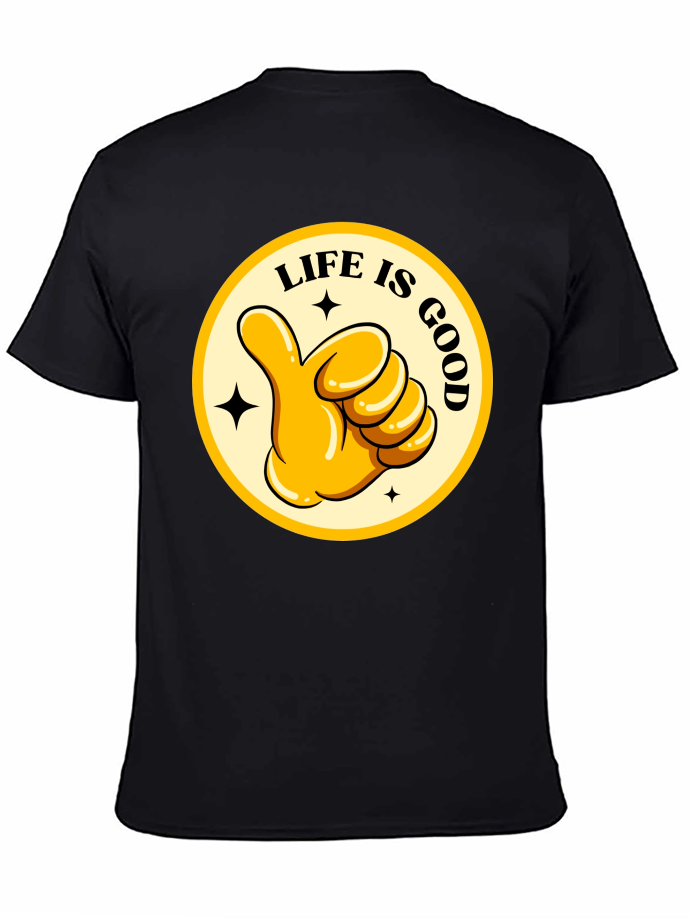 Life is Good Graphic T-Shirt - Thumbs Up!