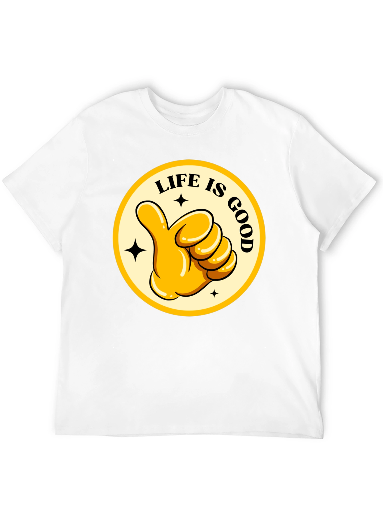 Life is Good Graphic T-Shirt - Thumbs Up!