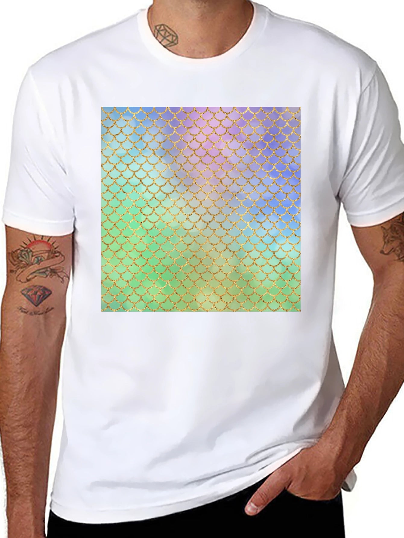 Mermaid Scale Graphic Tee
