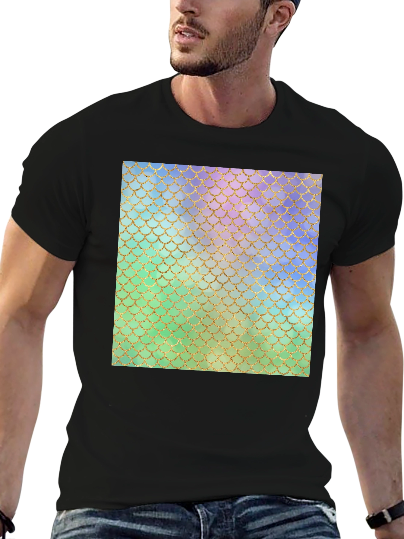 Mermaid Scale Graphic Tee