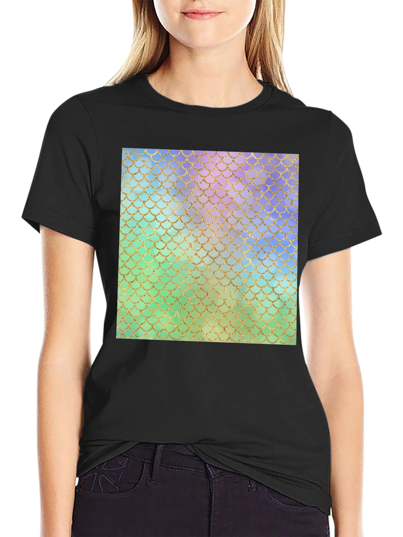 Mermaid Scale Graphic Tee