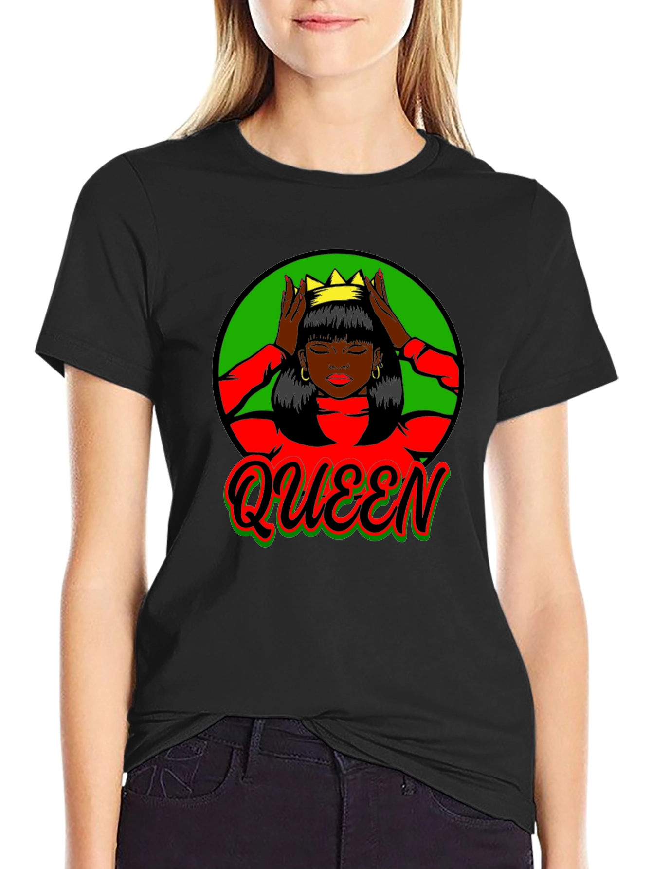Queen Graphic Tee - Black Pride T-Shirt