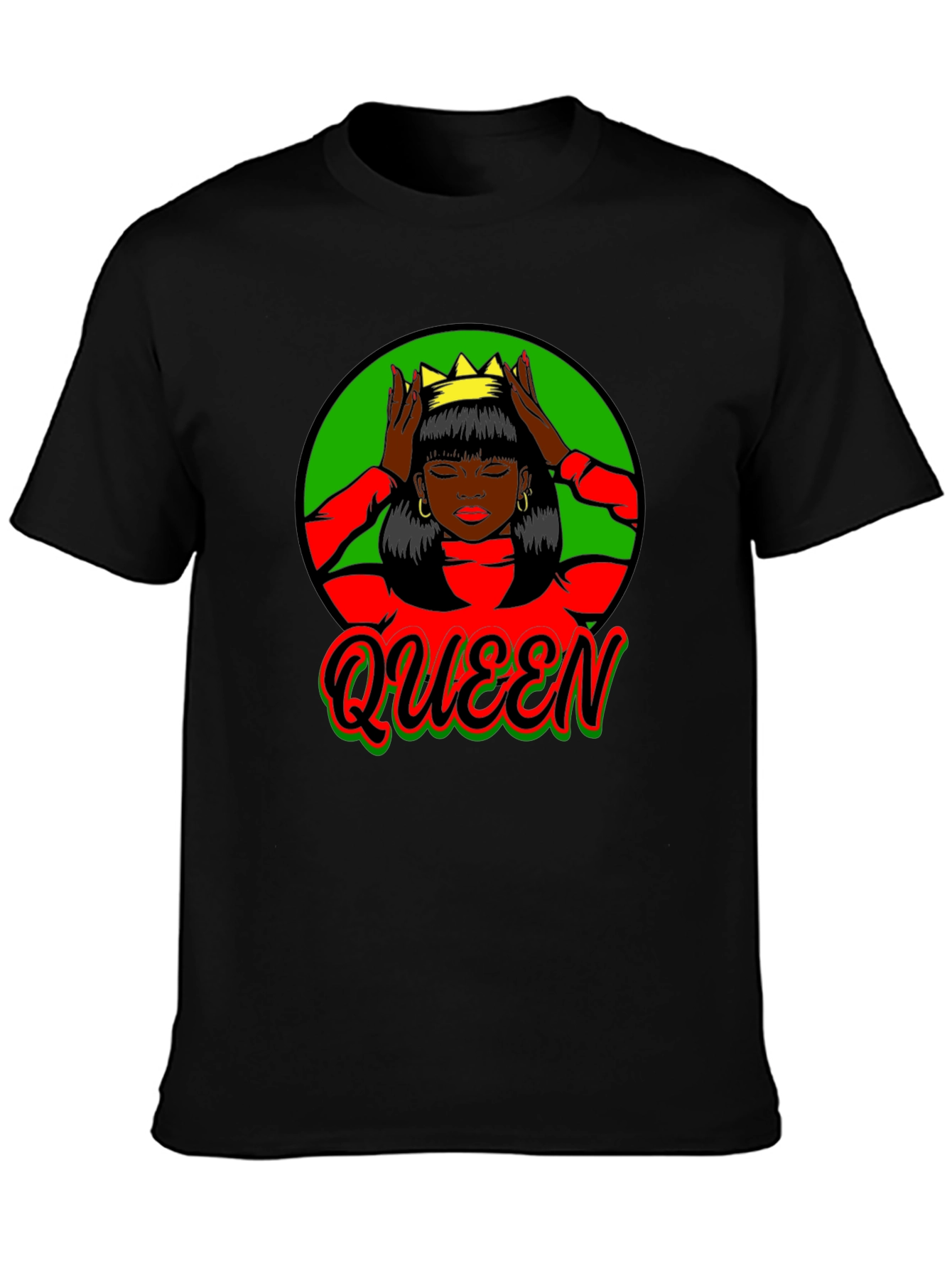 Queen Graphic Tee - Black Pride T-Shirt