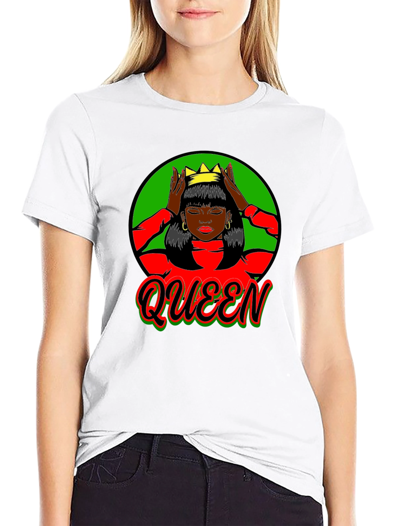 Queen Graphic Tee - Black Pride T-Shirt