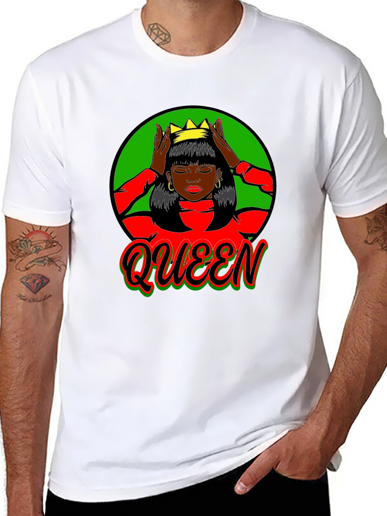 Queen Graphic Tee - Black Pride T-Shirt